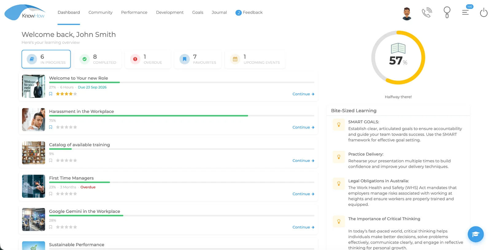 Employee dashboard